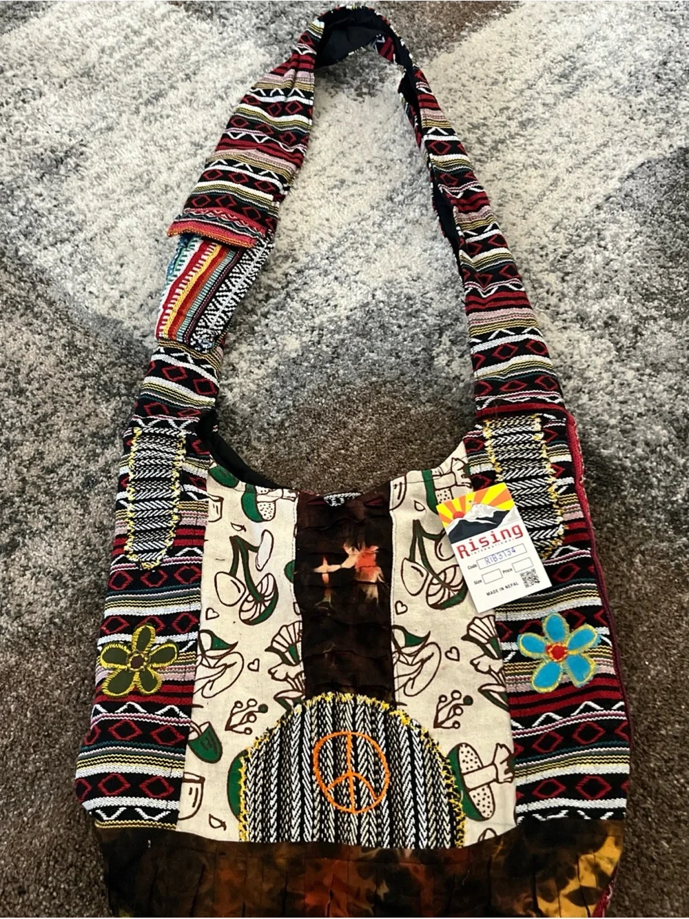 N/A multicolor boho